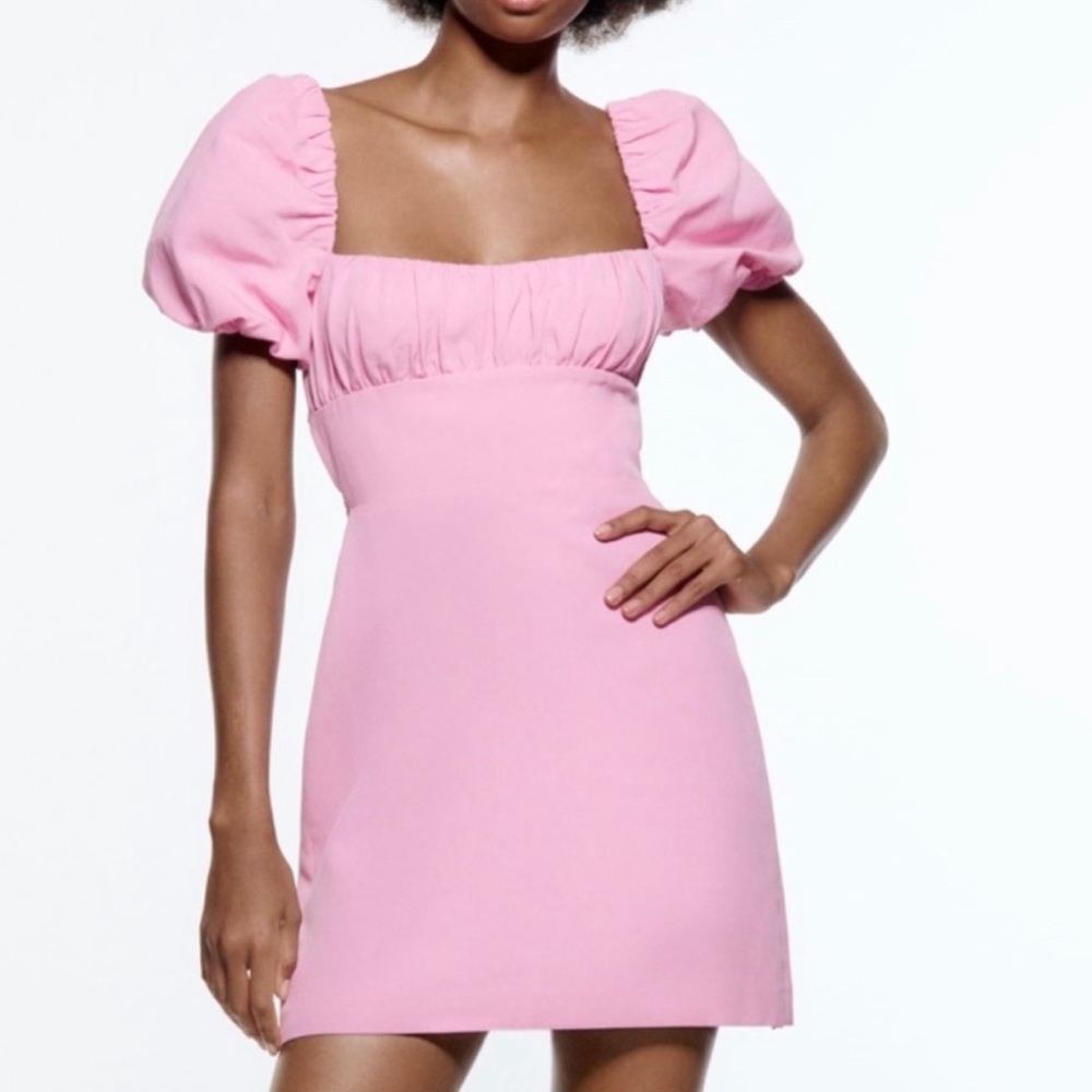 Zara pink mini dress